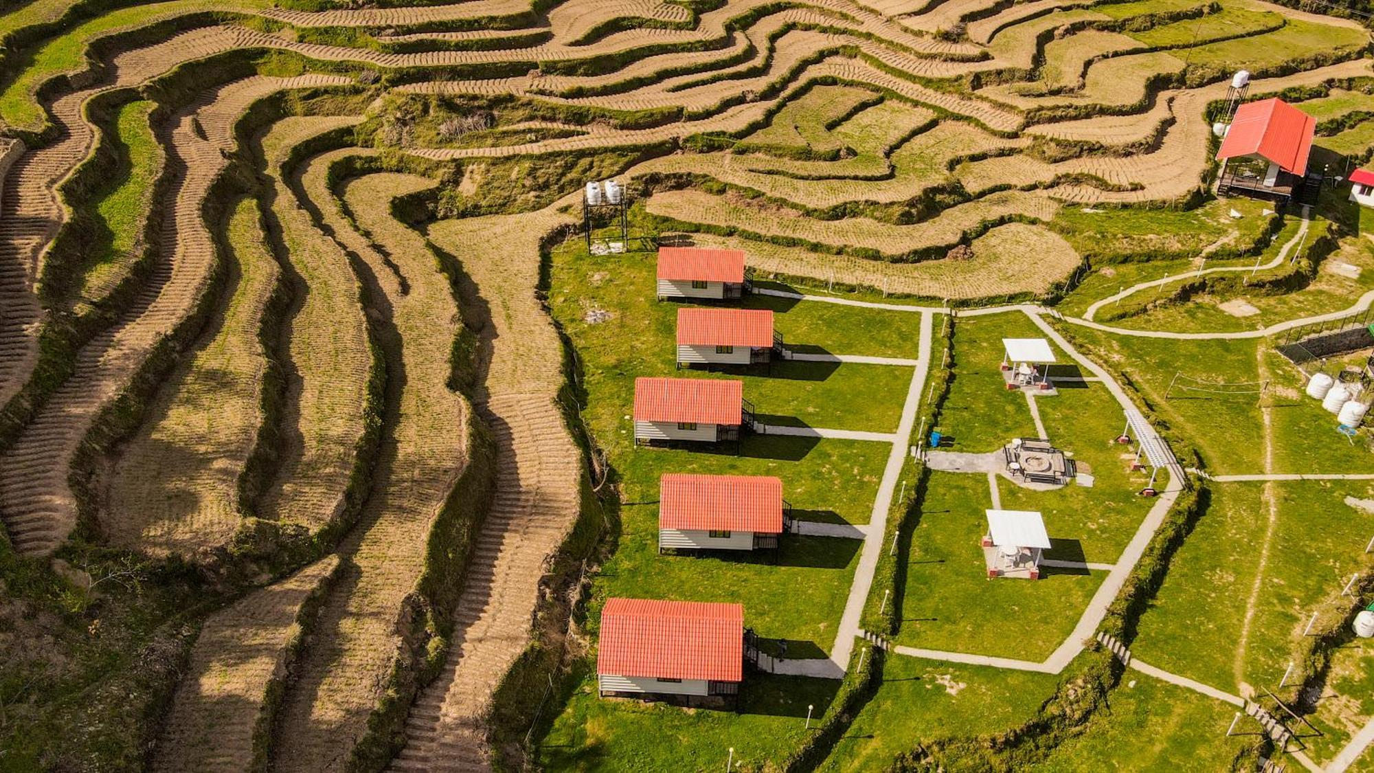The Hillside Cottages Kanatal Exterior foto