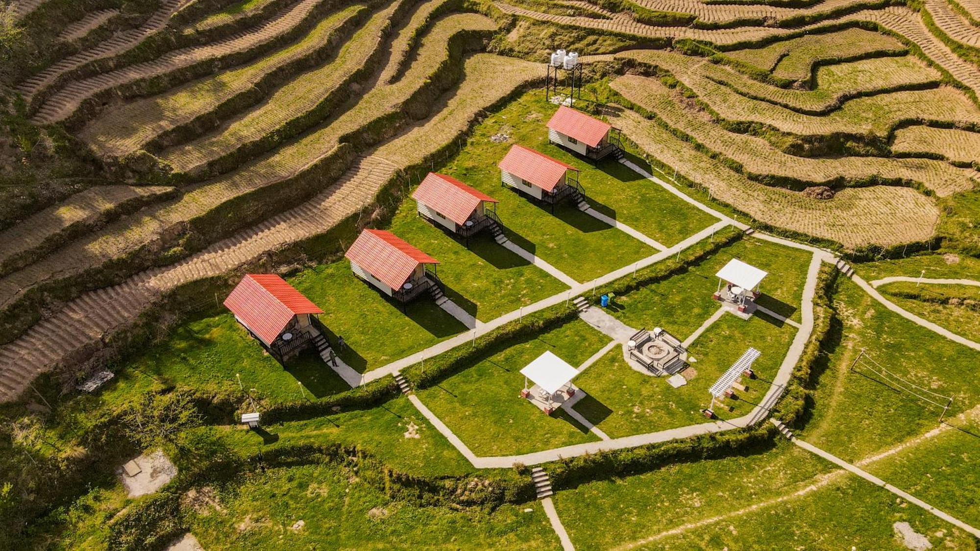 The Hillside Cottages Kanatal Exterior foto